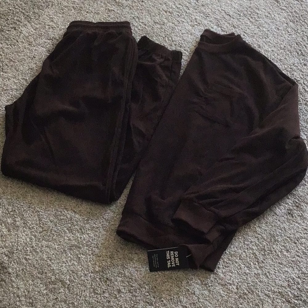 DARK BROWN LOUNGE SET - MEDIUM NWT
